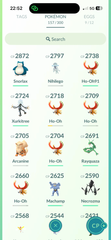 MAIN ACC #1 - Team Mystic - 100+ Shiny - 14 Legendaries - 7 Ultrabeasts - 14 Costume & 4 Background