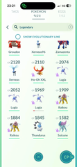 MAIN ACC #3 - Team Valor - 52 Shiny - 21 Legendaries - 23 Costume & 4 Background