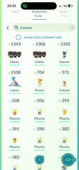 MAIN ACC #3 - Team Valor - 52 Shiny - 21 Legendaries - 23 Costume & 4 Background