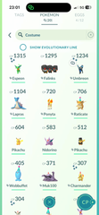 MAIN ACC #4 - Team Mystic - 100+ Shiny - 11 Legendaries - 6 Ultrabeasts - 20 Costume & 4 Background (Copy)