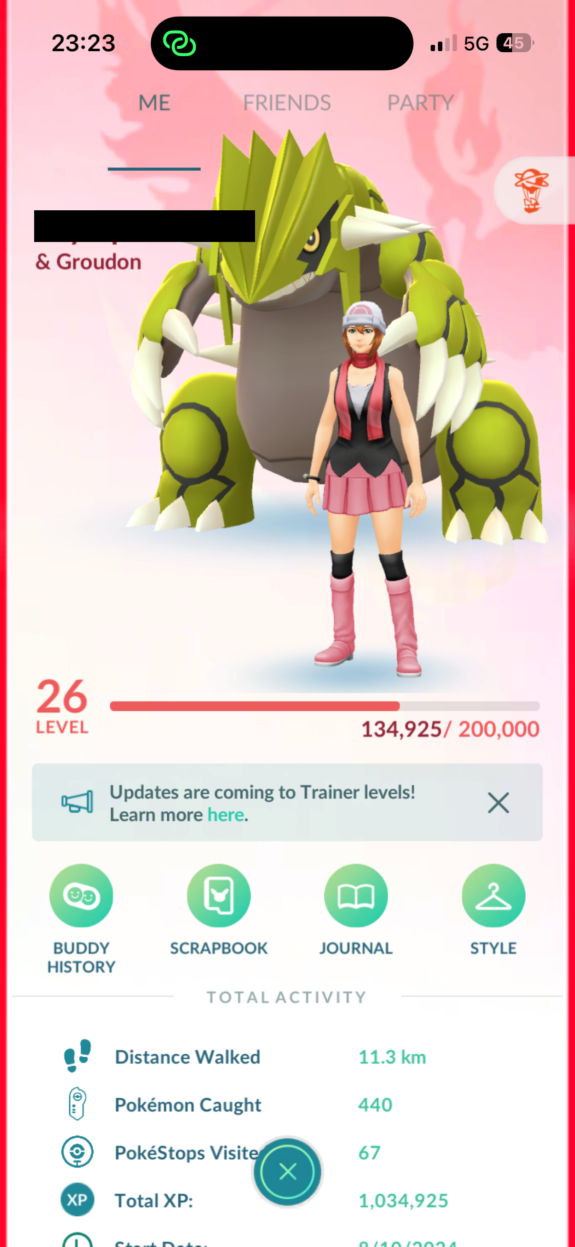 MAIN ACC #3 - Team Valor - 52 Shiny - 21 Legendaries - 23 Costume & 4 Background